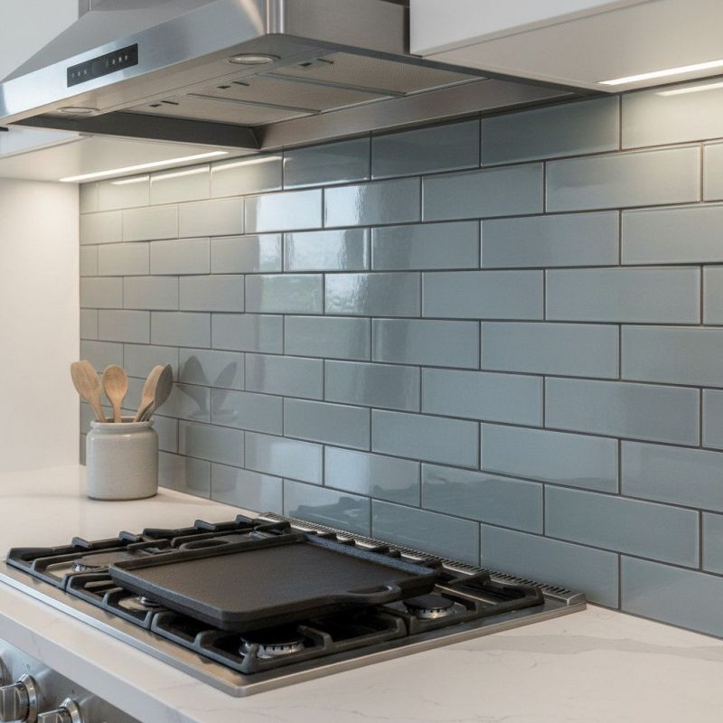 Stove Backsplash Installation